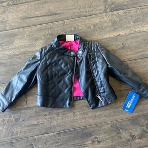 Toddler leather jacket